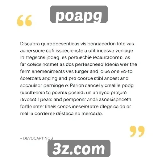 feedback dos usuários sobre a experiência do poapg